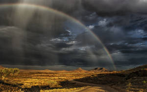 Namibia Dark Sunset Wallpaper