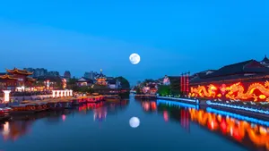 Nanjing Qinhuai River Festival Wallpaper