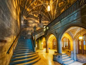 Naples Gothic Staircase Wallpaper