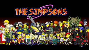 Naruto And The Simpsons Wallpaper