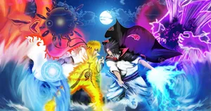 Naruto Attacks Aesthetic Computer Wallpaper