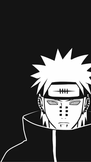 Naruto Black Akatsuki Yahiko Wallpaper