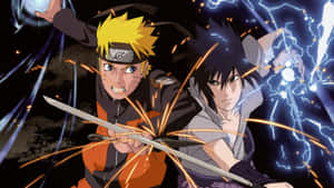 Naruto Blue Sauke Lightning Power Wallpaper