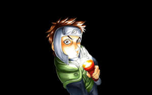 Naruto_ Holding_ Apple_ Funny_ Artwork Wallpaper