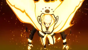 Naruto In His Signature Color Of Yellow Wallpaper
