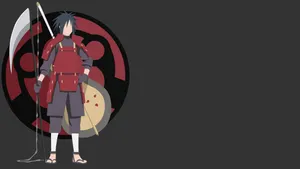 Naruto Minimalist Art - A Modern Take On A Classic Anime Wallpaper