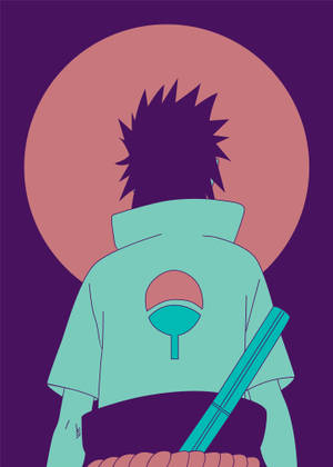 Naruto Poster Sasuke Back Wallpaper