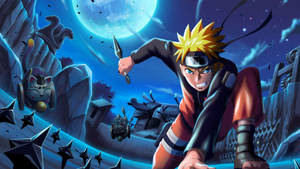 Naruto Poster Shuriken Wallpaper