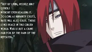 Naruto Quotes Cursed World Wallpaper