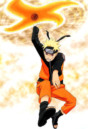 Naruto Rasen-shuriken Iphone Wallpaper