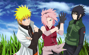 Naruto Team 7 Fanart Wallpaper