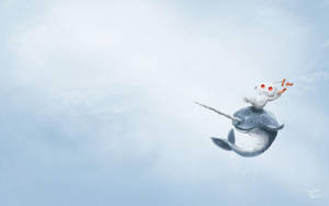 Narwhal And Reddit Robot Wallpaper