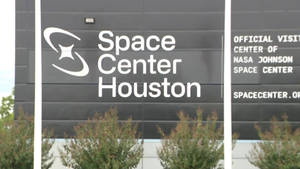 Nasa Houston Space Center Sign Wallpaper