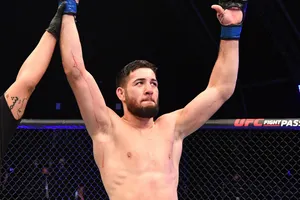 Nassourdine Imavov Winning Match Wallpaper