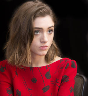 Natalia Dyer No Makeup Wallpaper