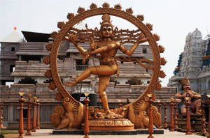 Nataraja Bronze Sculpture Wallpaper