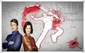 Nathan Fillion Castle Crime Scene Wallpaper