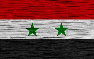 National Flag Of Syria Wallpaper