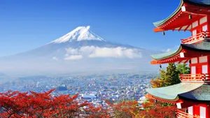 National Geographic Pagoda Mt. Fuji Wallpaper