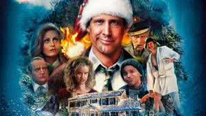 National Lampoons Christmas Vacation Characters Wallpaper