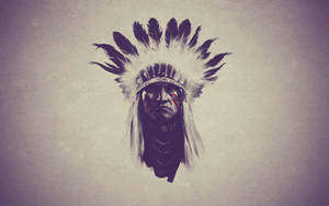 Native Western American Art Wallpaper