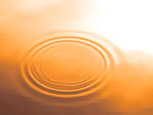 Natures Touch - Intriguing Water Droplet Forming Beautiful Ripple Effect Wallpaper