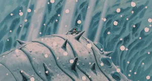 Nausicaä Soaring Through The Skies On Her Glider In