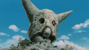 Nausicaä Soaring Through The Skies On Her Glider In The Valley Of The Wind Wallpaper