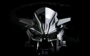 Navigate The Desktop With Kawasaki's High Speed Wallpaper