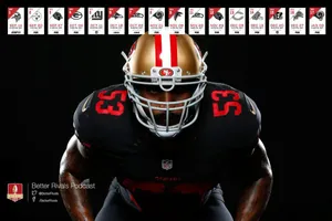 Navorro Bowman Of The San Francisco 49ers Wallpaper