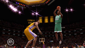 Nba 2011 Ray Allen Long Shot Wallpaper