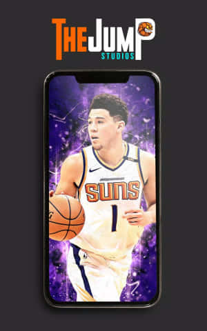 Nba All-star Devin Booker Shines In His Iphone Wallpaper