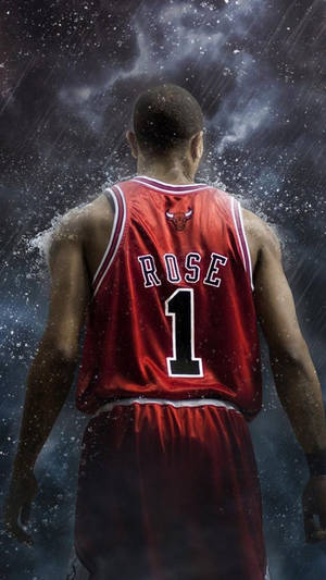 Nba Iphone Derrick Rose Bulls Number 1 Wallpaper