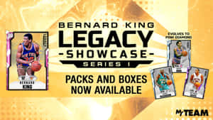 Nba Legend Bernard King In The Nba Card Game Wallpaper