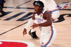 Nba Oklahoma City Thunder Luguentz Dort Wallpaper