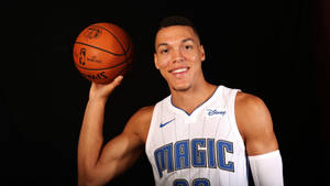 Nba Star Aaron Gordon In Game Mode Wallpaper