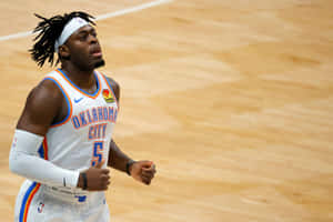 Nba Thunders No. 5 Luguentz Dort Wallpaper