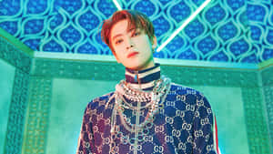 Nct Jaehyun In Gucci Fashion Wallpaper