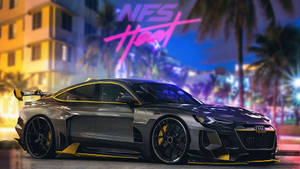 Need For Speed Heat Black Audi Wallpaper