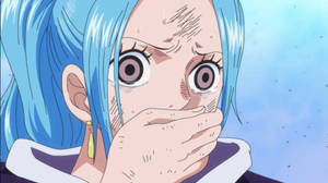 Nefertari Vivi With Shocked Expression Wallpaper