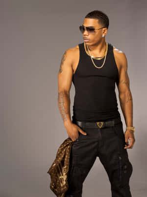 Nelly During Photoshoot For Jackson County Fair 2019 Wallpaper