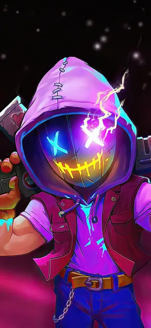 Neon Abyss - Epitome Of Action Packed Gaming Wallpaper