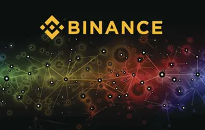 Neon Binance Connections Wallpaper