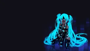Neon Blue Hair Tiktok Pfp Ideas Wallpaper