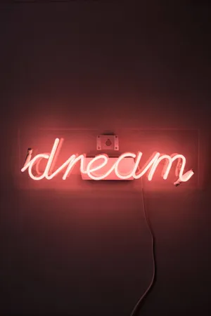 Neon Dream Aesthetic Photo Wallpaper