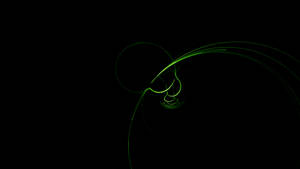 Neon Green Laser Light Wallpaper