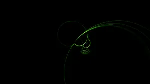 Neon Green Laser Light Wallpaper