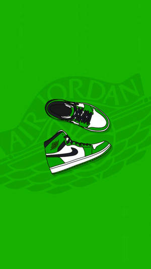 Neon Green Shoes Wallpaper