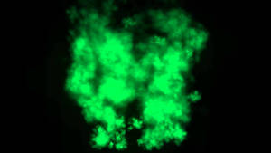 Neon Green Smoke Hd Wallpaper