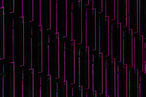 Neon Lights Rectangles Illustration Wallpaper